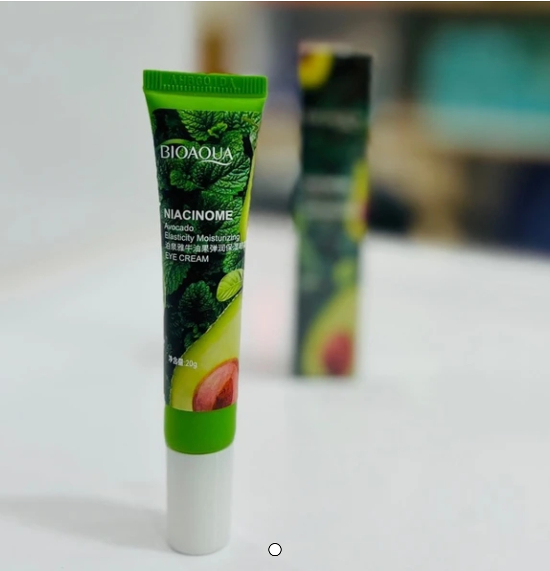 کرم دور چشم آووکادو بیوآکوا💎 وزن 20 گرم ، فاقد بافت چرب ، رفع پف دور چشم ، ضد پیری دور چشم ، روشن کننده دور چشم ، درمان چروک دور چشم ، آبرسان پوست دور چشم
