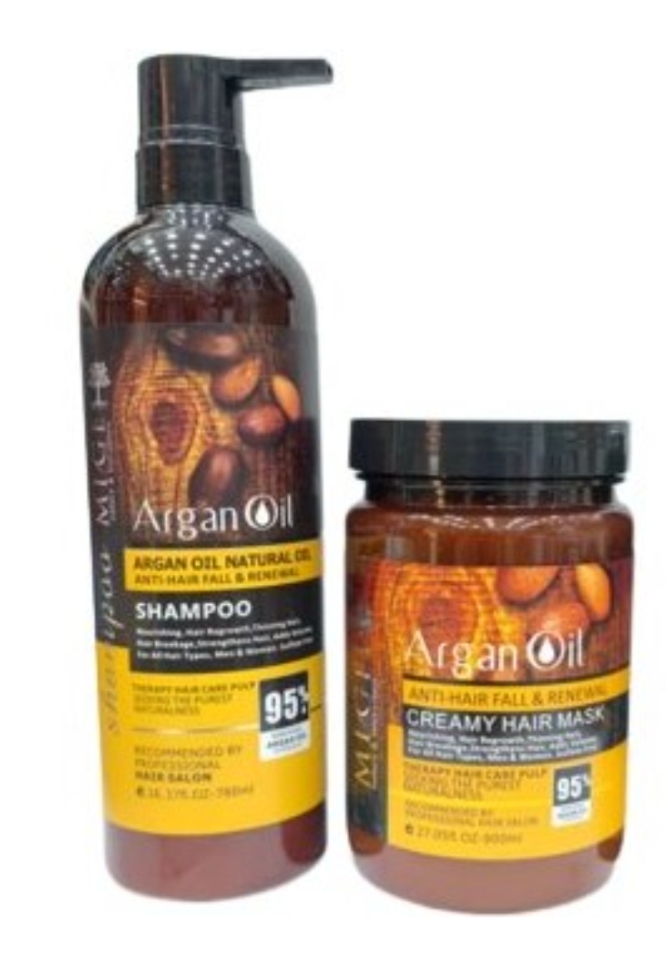 شامپو و ماسک آرگان فری سولفات برند